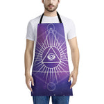Galaxy Eye of Providence Print Apron