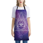 Galaxy Eye of Providence Print Apron