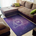 Galaxy Eye of Providence Print Floor Mat