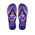 Galaxy Eye of Providence Print Flip Flops