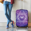 Galaxy Eye of Providence Print Luggage Cover