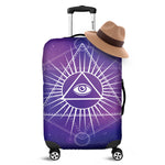 Galaxy Eye of Providence Print Luggage Cover