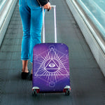 Galaxy Eye of Providence Print Luggage Cover
