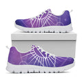 Galaxy Eye of Providence Print White Running Shoes