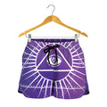 Galaxy Eye of Providence Print Women's Shorts