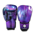 Galaxy Howling Wolf Spirit Print Boxing Gloves