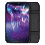 Galaxy Howling Wolf Spirit Print Car Center Console Cover