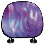 Galaxy Howling Wolf Spirit Print Car Headrest Covers