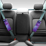 Galaxy Howling Wolf Spirit Print Car Seat Belt Covers