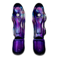 Galaxy Howling Wolf Spirit Print Muay Thai Shin Guards