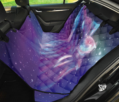 Galaxy Howling Wolf Spirit Print Pet Car Back Seat Cover