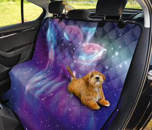 Galaxy Howling Wolf Spirit Print Pet Car Back Seat Cover