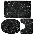 Galaxy Hyperspace Print 3 Piece Bath Mat Set