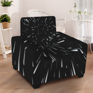 Galaxy Hyperspace Print Armchair Slipcover