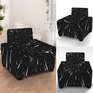 Galaxy Hyperspace Print Armchair Slipcover