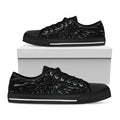 Galaxy Hyperspace Print Black Low Top Sneakers