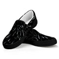 Galaxy Hyperspace Print Black Slip On Sneakers