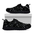 Galaxy Hyperspace Print Black Running Shoes