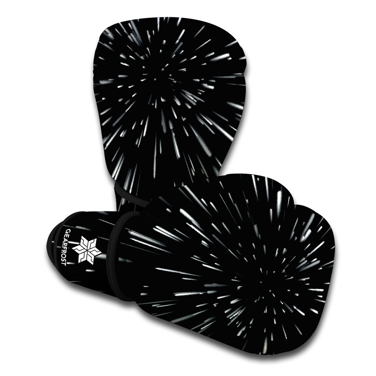 Galaxy Hyperspace Print Boxing Gloves