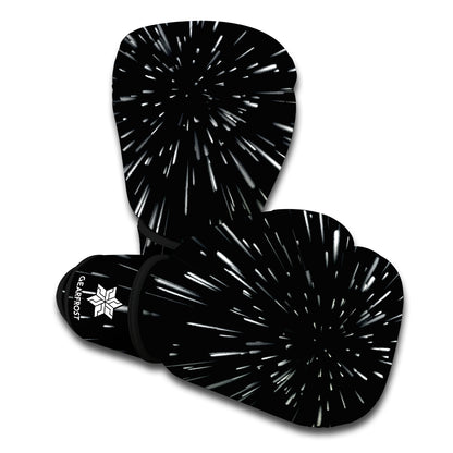 Galaxy Hyperspace Print Boxing Gloves
