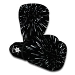 Galaxy Hyperspace Print Boxing Gloves