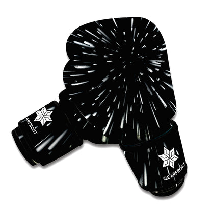 Galaxy Hyperspace Print Boxing Gloves