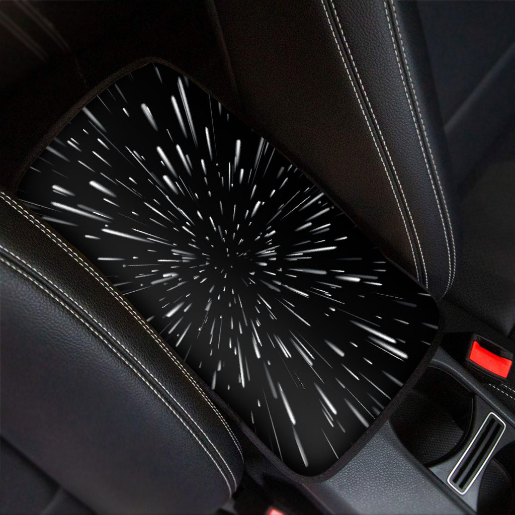 Galaxy Hyperspace Print Car Center Console Cover