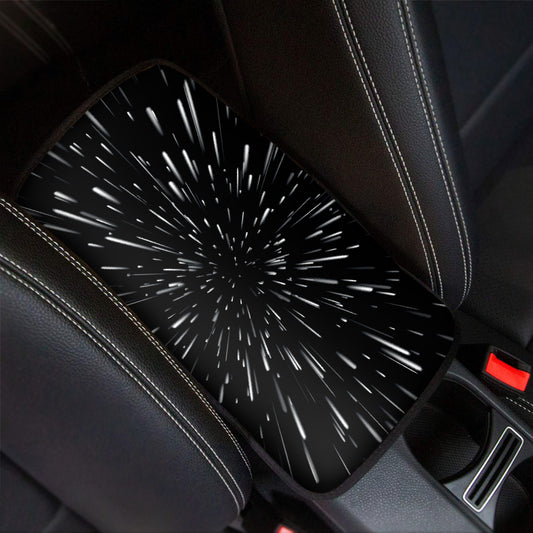 Galaxy Hyperspace Print Car Center Console Cover