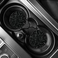 Galaxy Hyperspace Print Car Coasters