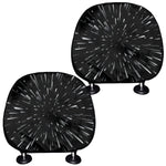 Galaxy Hyperspace Print Car Headrest Covers