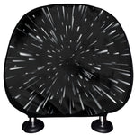 Galaxy Hyperspace Print Car Headrest Covers