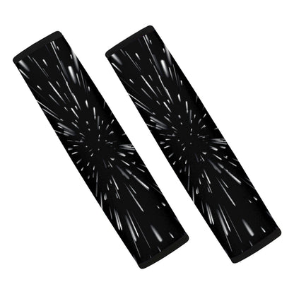 Galaxy Hyperspace Print Car Seat Belt Covers