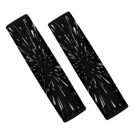 Galaxy Hyperspace Print Car Seat Belt Covers