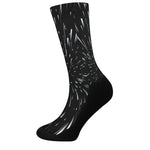Galaxy Hyperspace Print Crew Socks