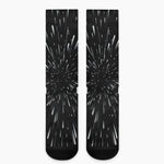 Galaxy Hyperspace Print Crew Socks