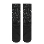 Galaxy Hyperspace Print Crew Socks