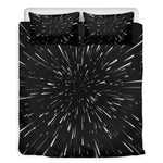 Galaxy Hyperspace Print Duvet Cover Bedding Set