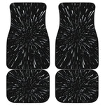 Galaxy Hyperspace Print Front and Back Car Floor Mats