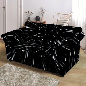 Galaxy Hyperspace Print Loveseat Slipcover