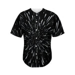 Galaxy Hyperspace Print Men's Baseball Jersey