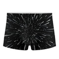 Galaxy Hyperspace Print Men's Boxer Briefs