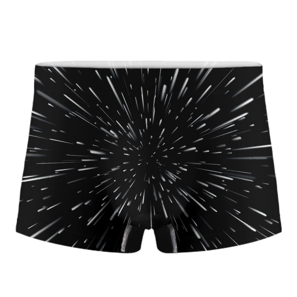 Galaxy Hyperspace Print Men's Boxer Briefs