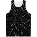 Galaxy Hyperspace Print Men's Tank Top