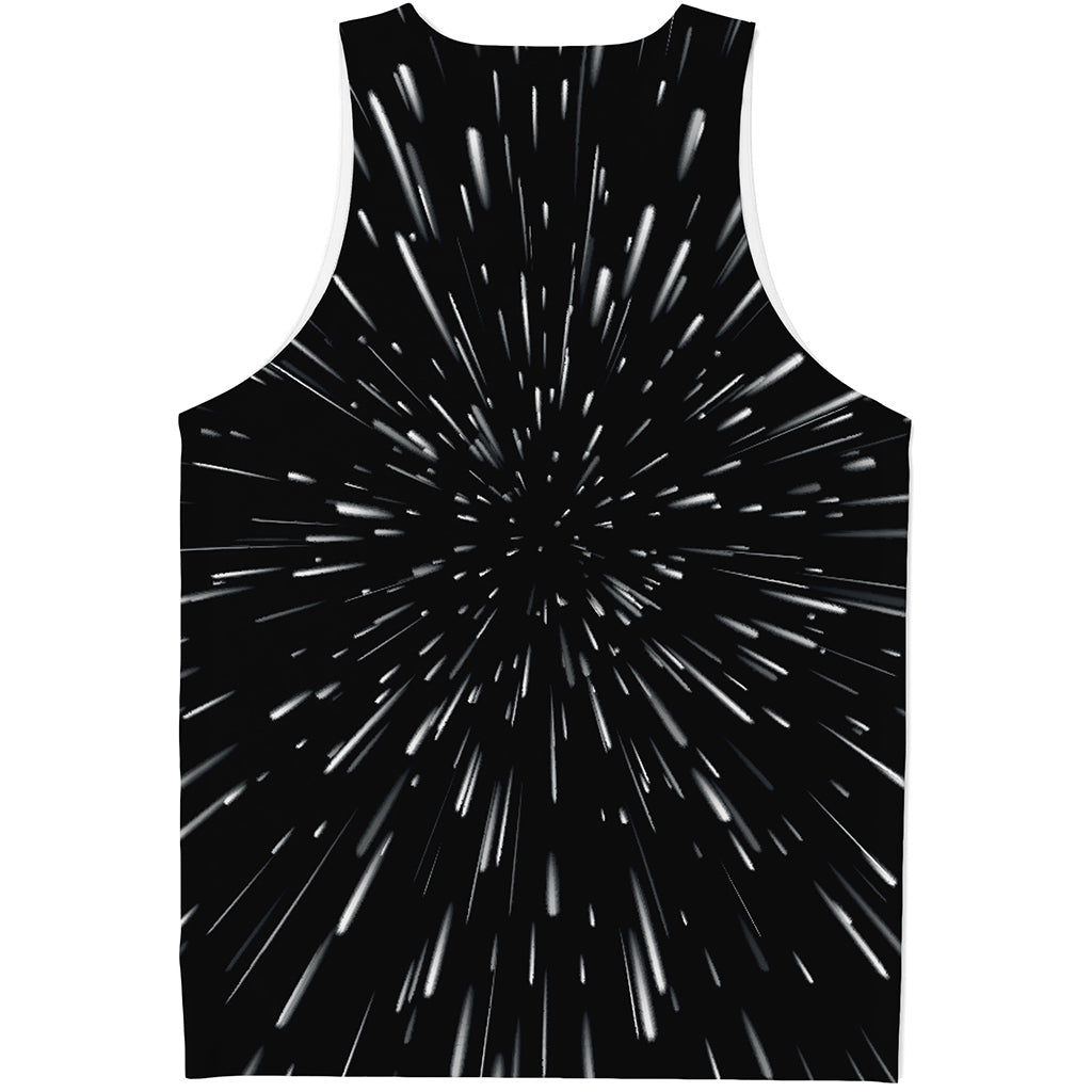 Galaxy Hyperspace Print Men's Tank Top