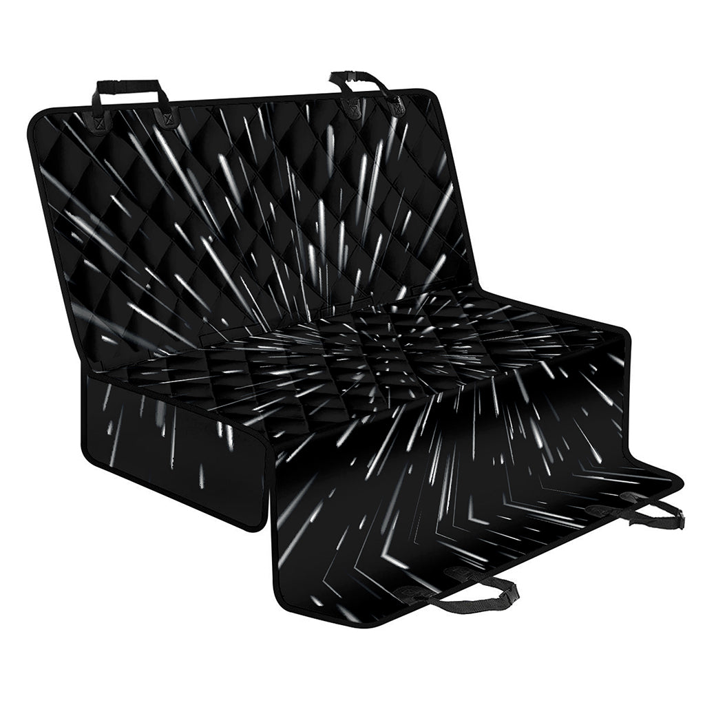 Galaxy Hyperspace Print Pet Car Back Seat Cover