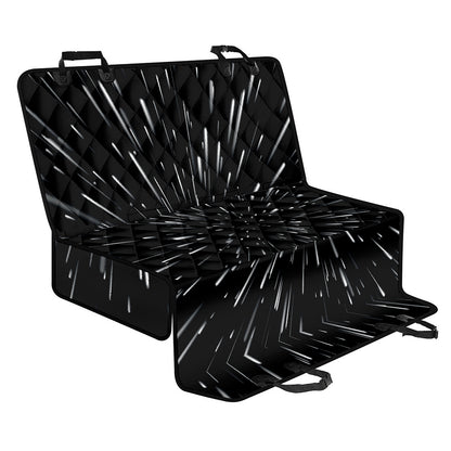 Galaxy Hyperspace Print Pet Car Back Seat Cover