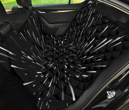 Galaxy Hyperspace Print Pet Car Back Seat Cover