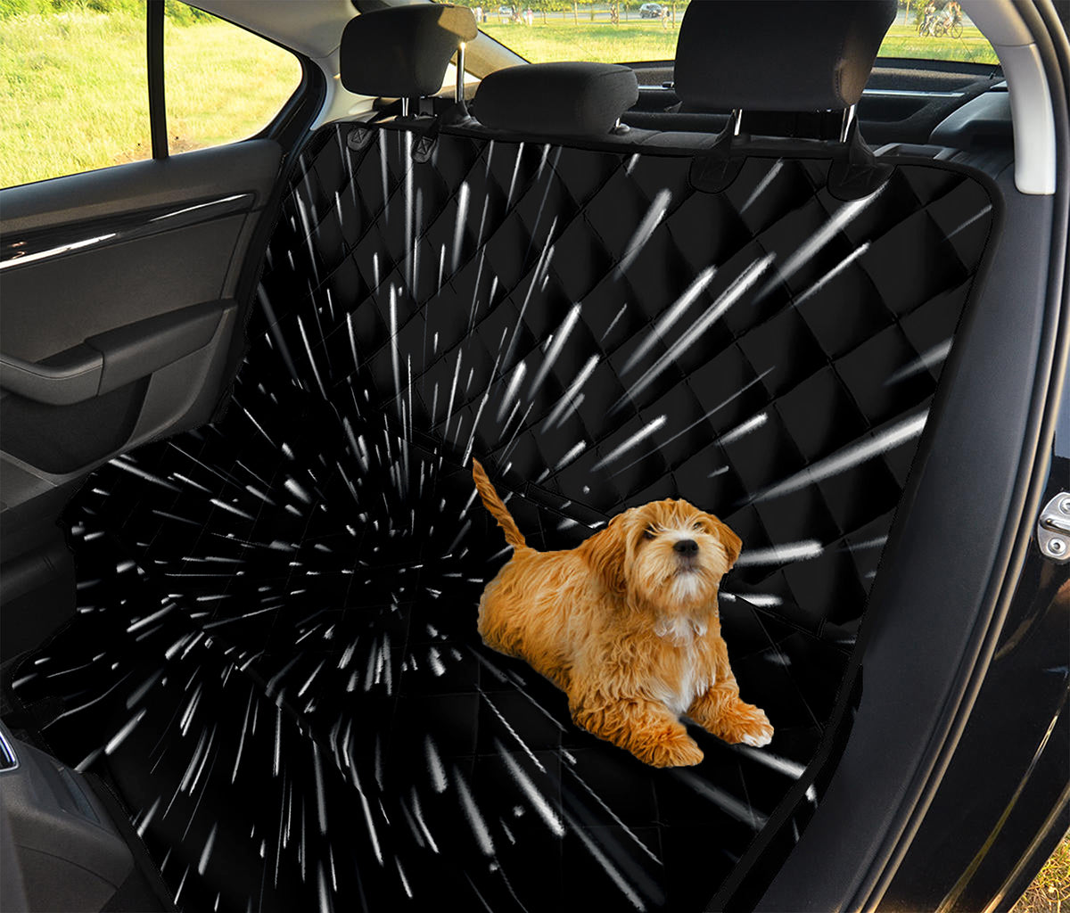 Galaxy Hyperspace Print Pet Car Back Seat Cover