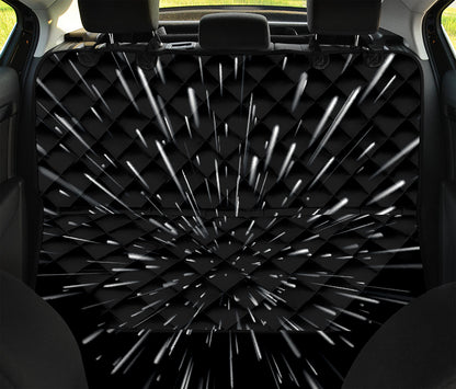 Galaxy Hyperspace Print Pet Car Back Seat Cover
