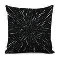 Galaxy Hyperspace Print Pillow Cover